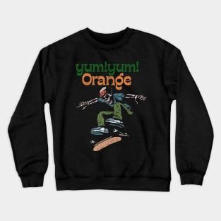 yum yum orange Crewneck Sweatshirt